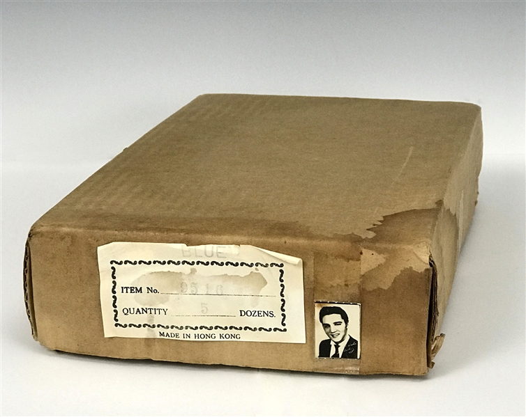1956 Complete Shipping Case of 60 Elvis Presley Photo Viewers with All 60 Photos Still on The Strips - An Incredible Survivor!