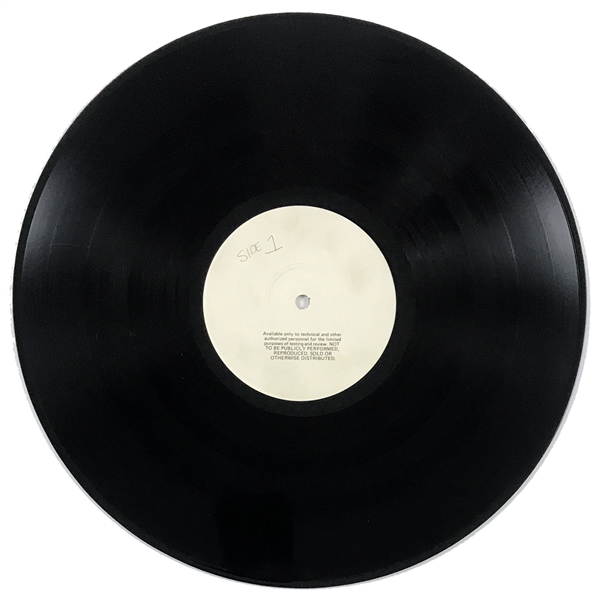1973 Apple Records Test Pressing for George Harrisons LP <em>Living in the Material World</em>