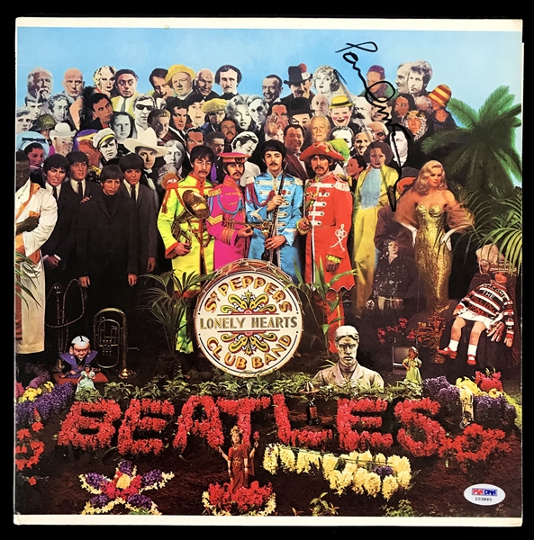 Paul McCartney Signed Copy of The Beatles 1967 Album <em>Sgt. Peppers Lonely Heart Clubs Band</em>
