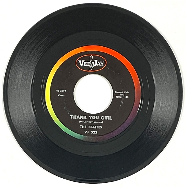 1963 Vee Jay Records Beatles "From Me To You"  45 RPM Single - NM Condition - One of the Earliest Beatles Records Produced!