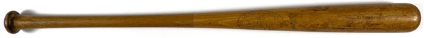 Jim Hegan 1950s H&B Signature Game Used Bat – Model M117