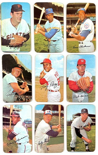 1971 Topps Baseball Super Near Set (49/63) with Rose, Mays, Brock, Yastrzemski and Seaver