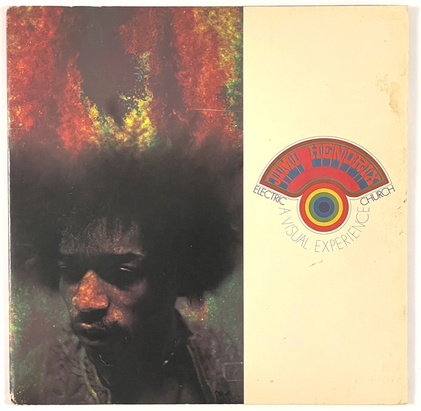 1969 <em>Jimi Hendrix Electric Church – A Visual Experience</em> U.S. Concert Tour Program