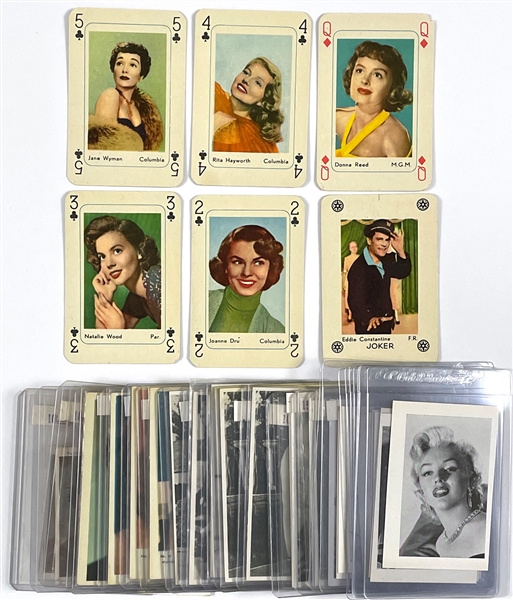 1920s-1980s Non-Sport Card Grab Bag Collection <em>Star Wars</em>, British Tobacco, Audrey Hepburn, Movie Stars and Unopened Wax (More than 300 Pieces!)