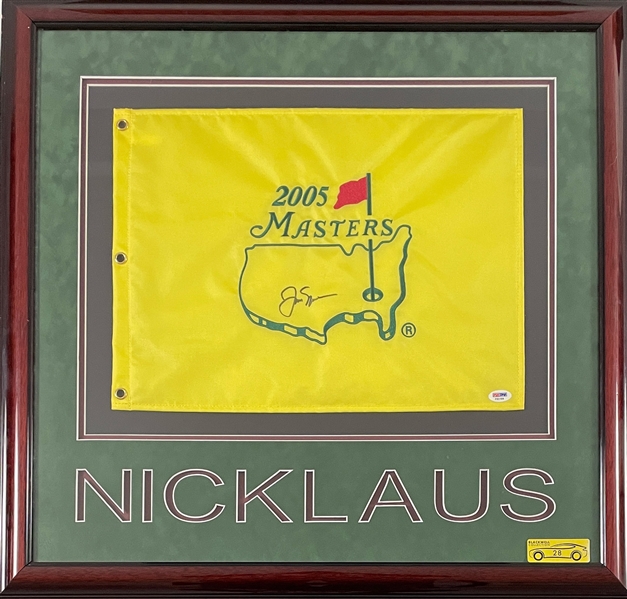 Jack Nicklaus Signed Masters Flag