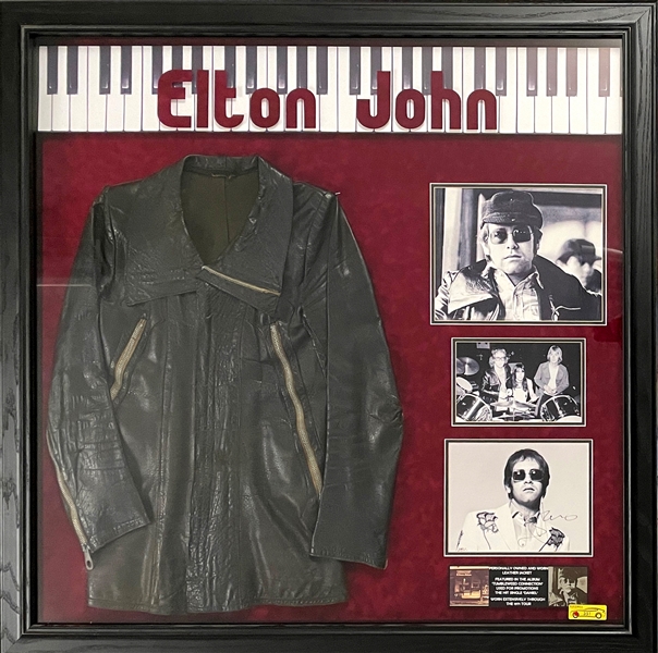 Elton John Owned Leather Jacket Worn on the Cover His 1971 LP <em>Tumbleweed Connection</em>