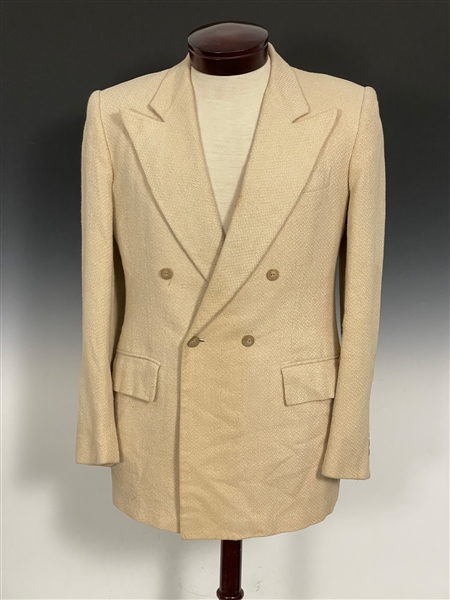 John Travolta Owned and Signed Cream Suit Worn for His 1978 <em>Saturday Night Fever</em> <em>TIME</em> Magazine Cover