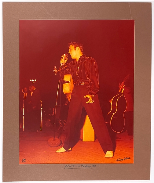Terry Wood Limited Edition 16x20 Photo of Elvis Presley on Stage in Tupelo, Mississippi in 1956 - #56/1000!
