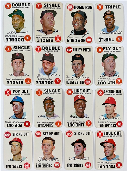 1968 Topps “Batter Up” Game Complete Set of 33 with Orignal Box