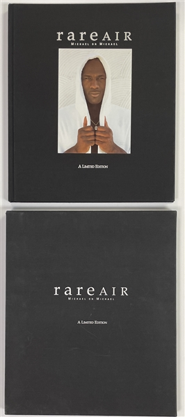 Michael Jordan Signed Upper Deck Authenticated Deluxe Limited Edition Copy of <em>Rare Air</em> (1873/2500)