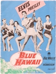 Promotional Collection for Elvis Presley’s 1961 Film <em>Blue Hawaii</em> Including U.S. Program and Press Book, Foreign Programs (2) and Photos (8)
