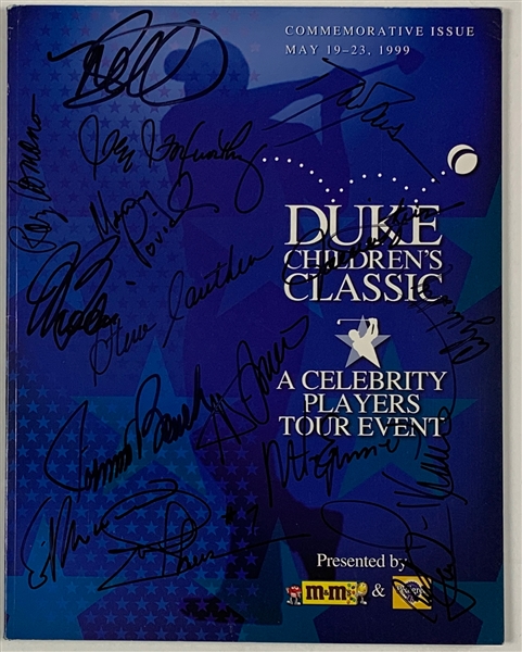 1999 <em>Duke Childrens Classic Commemorative Program</em> Signed on the Cover by 15 Hall of Famers and Celebrities Incl. Mike Schmidt, Ray Romano, Jeff Foxworthy and Joe Thiesman