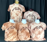 Group of Five Bob Dylan “Rolling Thunder Revue” Concert Tour T-Shirts from Bobs Tour Bus