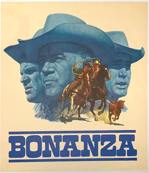 1966 <em>Bonanza</em> TV Show NBC Promotional Poster – Ordered from 1966 Ad in <em>TV Guide</em>