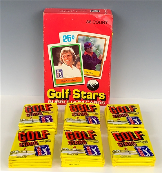 1981 Donruss Golf Stars FULL Wax Box with 36 Unopened Packs – Plus 24 Additional Unopened Packs!