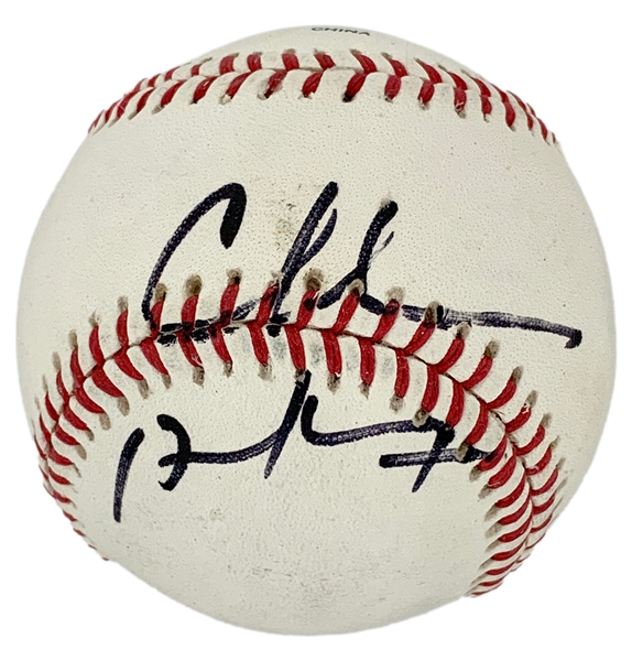 Charles Barkley (NBA Hall of Famer) Single Signed Baseball (BAS)