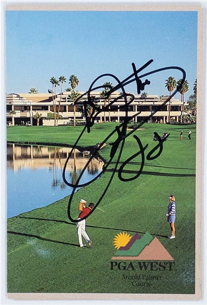 Emmitt Smith Signed Golf Scorecard (BAS) Plus 8 x 10 Photo