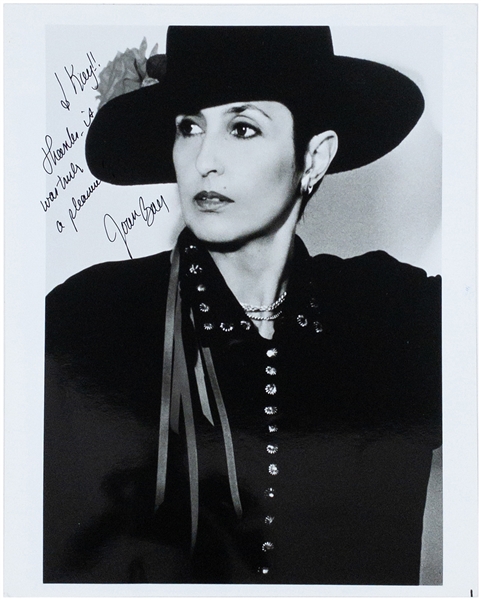 Joan Baez Signed 8 x 10 Photo “To Kay” (BAS)