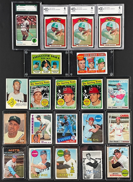 1950s-80s Topps Baseball Card Collection (316) Loaded with Hall of Famers