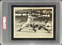 1941 Joe DiMaggio Signed "The Swing" TYPE I Photograph - Only Known Period-Signed Example in Existence! (PSA/DNA Encapsulated)