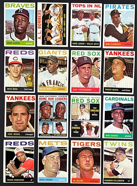 1964 Topps Baseball Near Set (536/587)