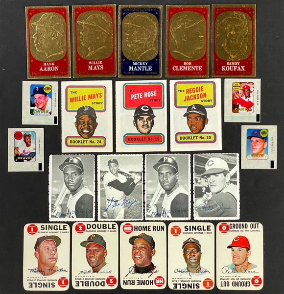 1968 Topps Insert and Specialty Sets Group of Three