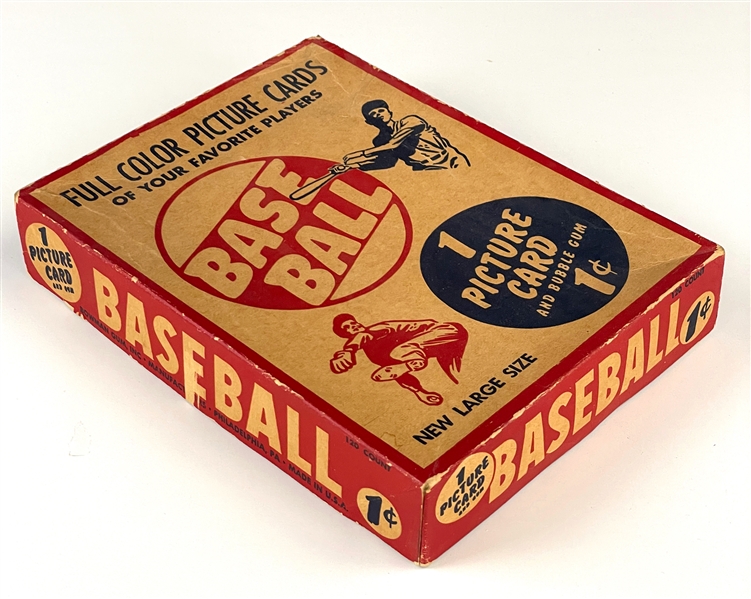 1951 Bowman Baseball 1-Cent Display Box - Undated