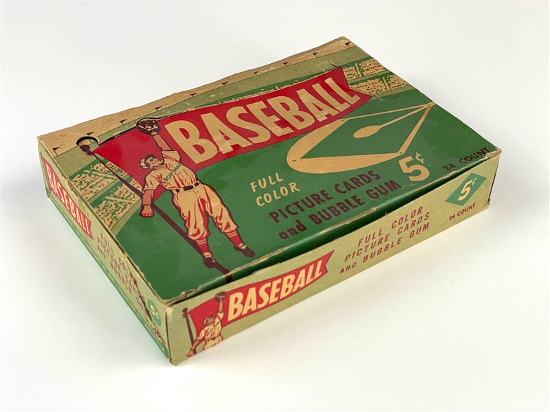 1954 Bowman Baseball 5-Cent Display Box - Undated