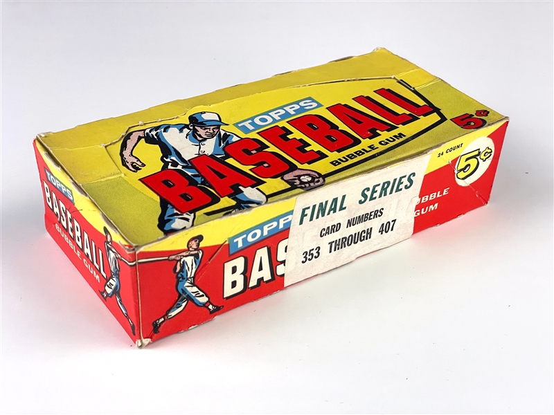 1957 Topps Baseball 5-Cent Display Box - Undated