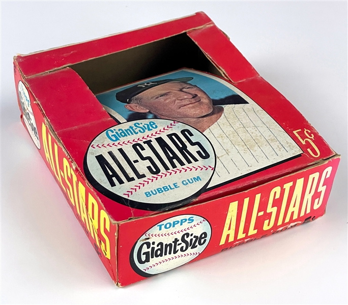 1964 Topps Baseball Giant-Size All-Stars 5-Cent Display Box