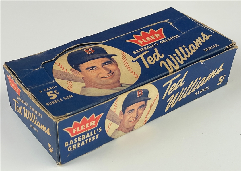 1959 Fleer Ted Williams Baseball 5-Cent Display Box 