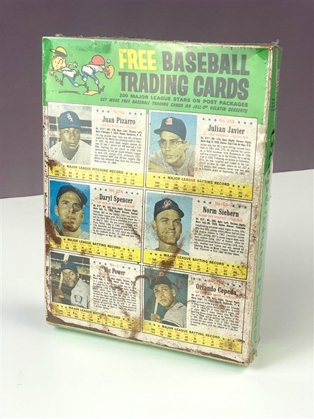 1963 Post Cereal Baseball Complete Unopened Box