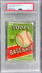 1955 Topps Baseball Unopened 5-Cent Pack - PSA EX 5