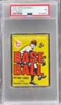 1968 Topps Baseball Unopened 5-Cent Pack - PSA NM 7