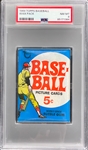 1969 Topps Baseball Unopened 5-Cent Pack - PSA NM-MT 8