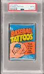 1971 Topps Baseball Tattoos Unopened 5-Cent Pack - PSA NM-MT 8