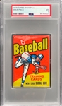 1975 Topps Baseball Unopened 15-Cent Pack - PSA EX-MT 6