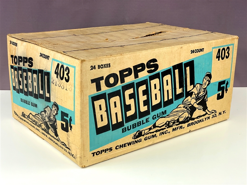 1961 Topps Baseball 5-Cent Shipping Case 