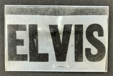 1970 Elvis Presley Show "ELVIS" Backstage Pass - Extremely Rare Early Version
