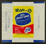 1962 Parkhurst Hockey 5¢ Wrapper