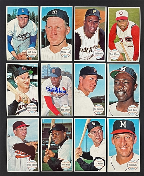 1964 Topps Giants Complete Set (60) Incl. #25 Mickey Mantle PSA VG-EX 4