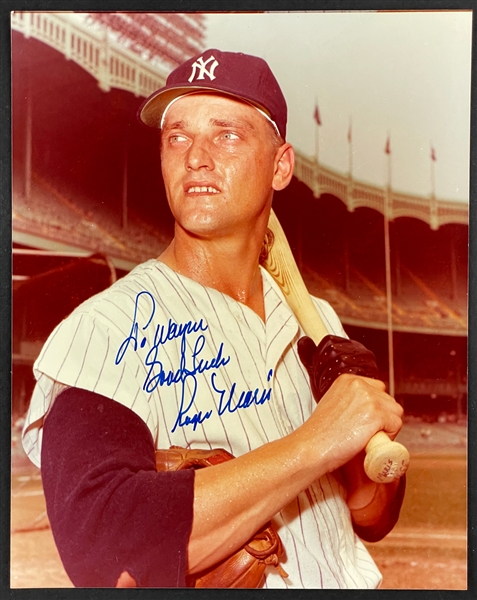 Roger Maris Signed 8x10 Photo (Beckett Authentic)