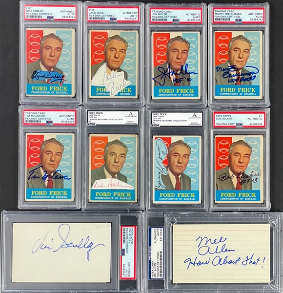 Ford Frick Award Winners Autograph Collection (27)