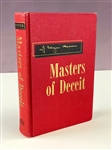 1958 J. Edgar Hoover Signed Book <em>Masters of Deceit</em> (PSA & JSA)