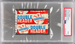 1955 Topps Doubleheader 1-Cent Unopened Wax Pack - PSA MINT 9