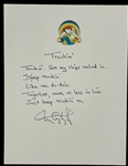 Grateful Dead “Truckin’” Lyrics Signed Tom Constantin (Beckett Authentic)
