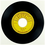 1956 Johnny Cash SUN 241 45 RPM Single "I Walk the Line" - MINT - Marion Keisker (Sun Records) FILE COPY