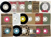 1950s and 1960s NOT FOR SALE 45s (30) and 78s (14) Collection All Marion Keisker (Sun Records) FILE COPIES 