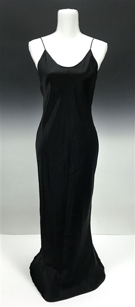 Whitney Houston’s "Pamela Dennis" Designer Black Silk Cocktail Dress from Her Personal Wardrobe