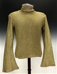 Prince Owned "Jose Arellanes" Gold Performance Top from His 1997 "Jam of the Year" World Concert Tour